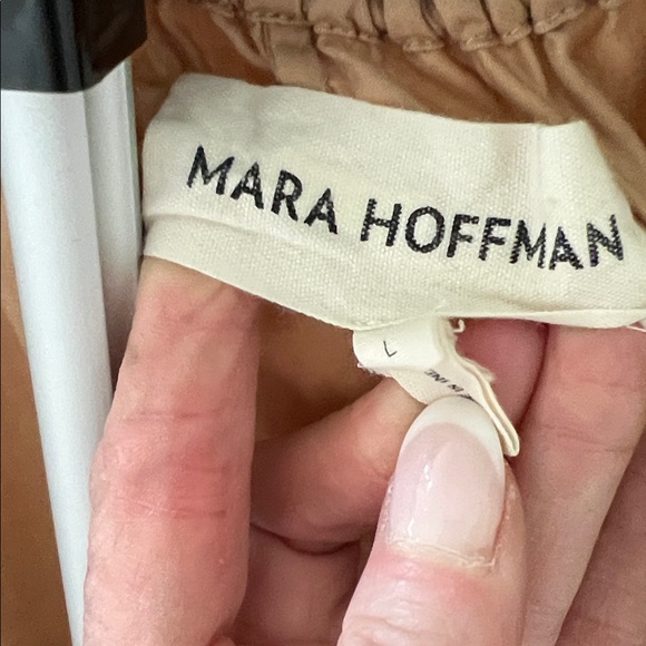 Mara Hoffman Camel Tan Long Sleeve Wrap Dress - Picture 2 of 12